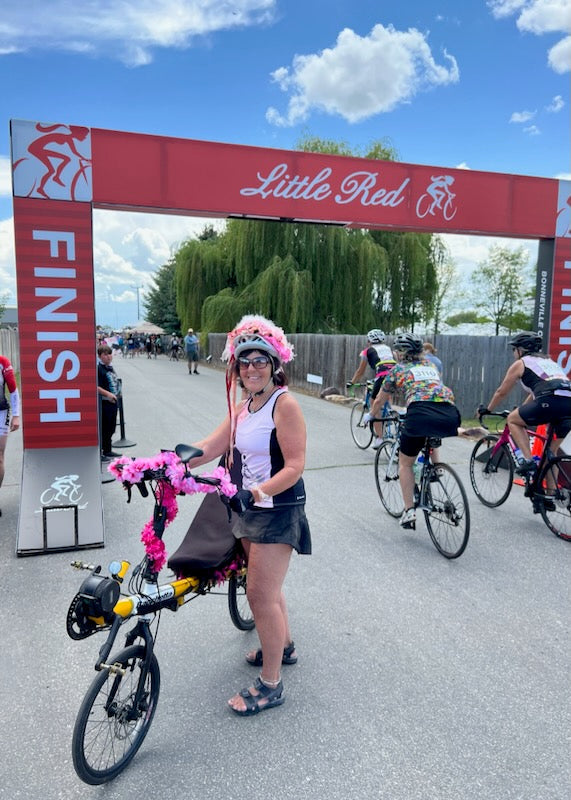 the finish line