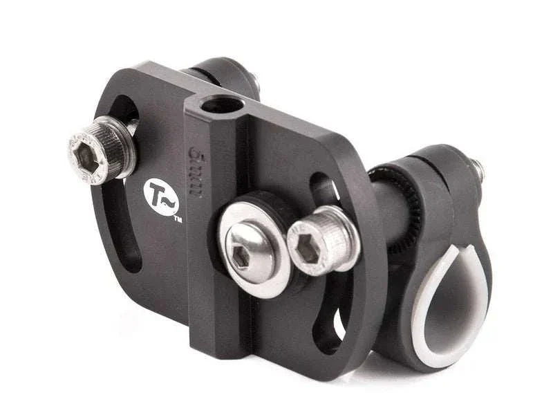 T-Cycle high quality adjustable aluminum flag mount with rubber gripper ring and twin adjuster slots for versatile bike attachment