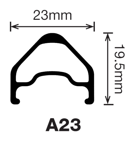 Velocity USA wheelset A23