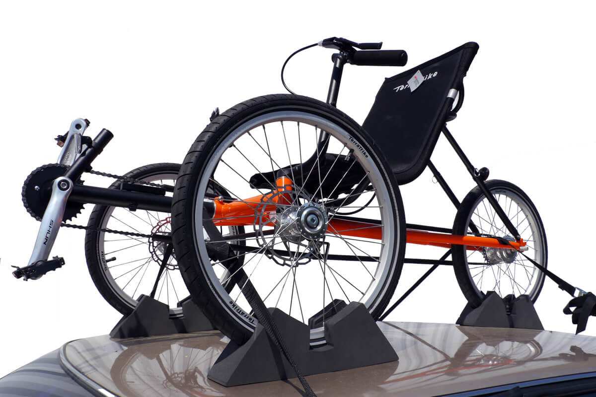Universal Trike Carrier to carry your trike on the roof of your