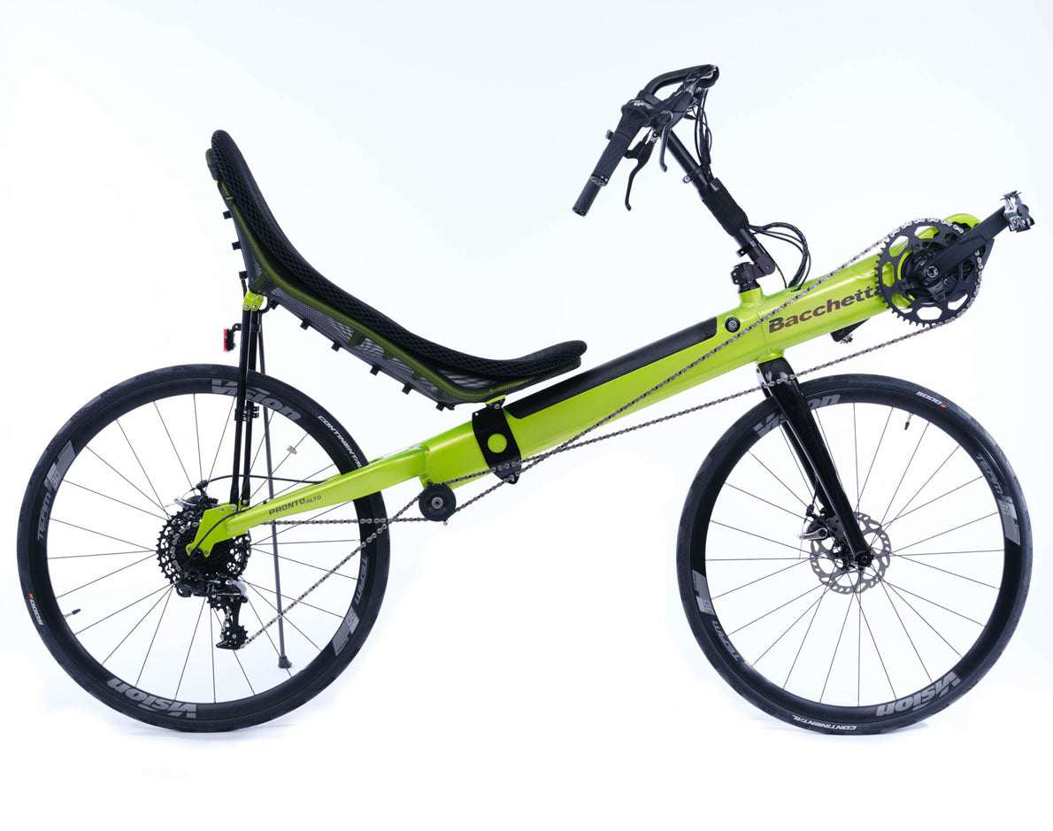Bacchetta Pronto Alto custom electric assist sport recumbent – Bacchetta Bikes
