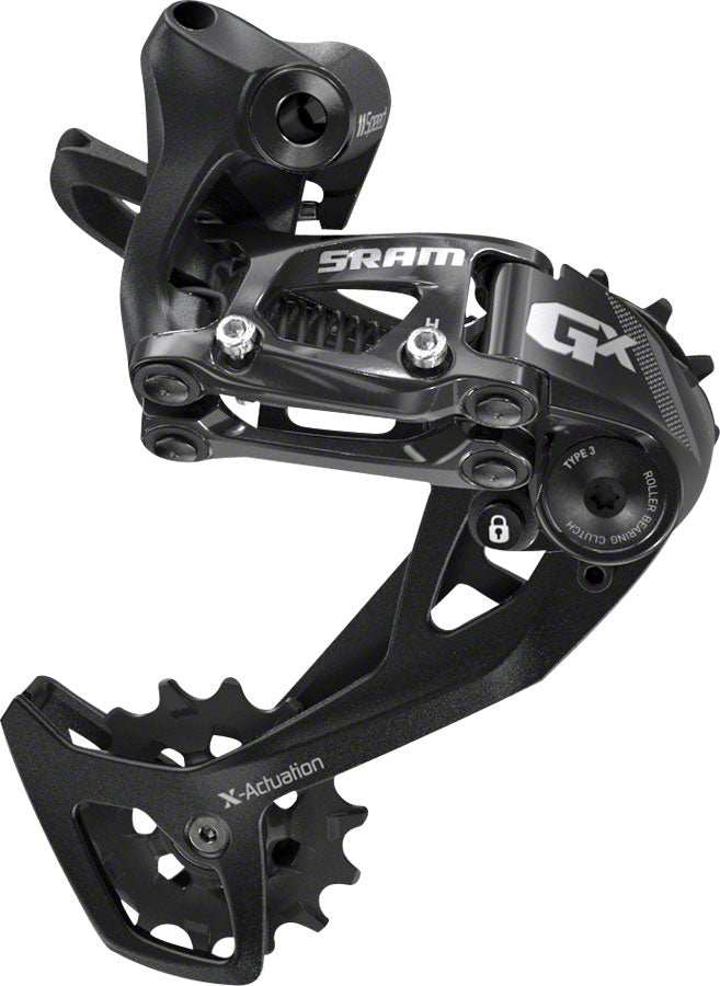 SRAM GX Rear Derailleur 11 Speed Long Cage Black 2x With Clutch Bacchetta Bikes