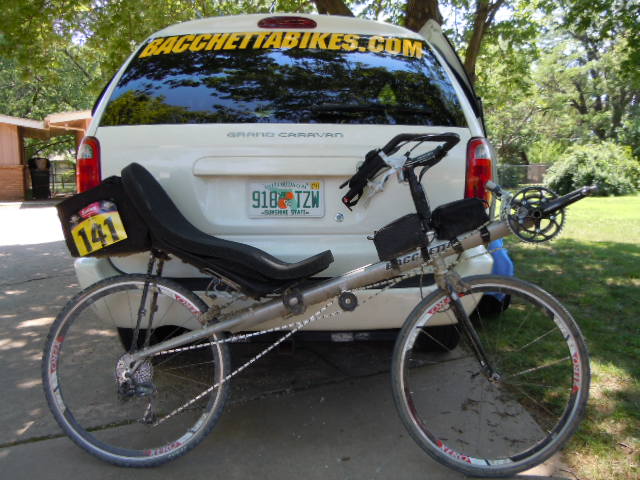 Dirty Kanza 200 (DK 200), Riding Bacchetta on a gravel grinder.