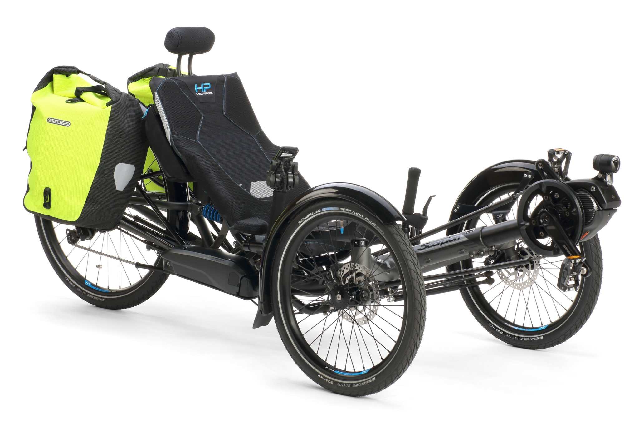 HP Velotechnik Scorpion is a fast touring trike for sporty riding Bacchetta Bikes